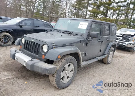 2012 Jeep Wrangler Unlimited Sahara из США, поврежденный, VIN 1C4BJWEG8CL209116
